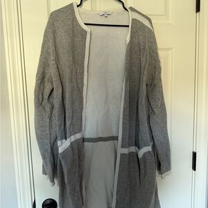 Chic Gray Women's Cardigan